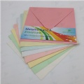 140mm square metallic envelope+card pack