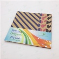 printed origami paper - kraft