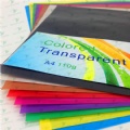 color printed transparent paper A4